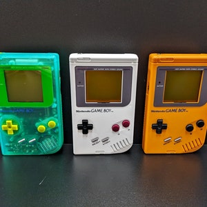 Original Nintendo Game Boy DMG with Upgraded Shell, New Screen Protector