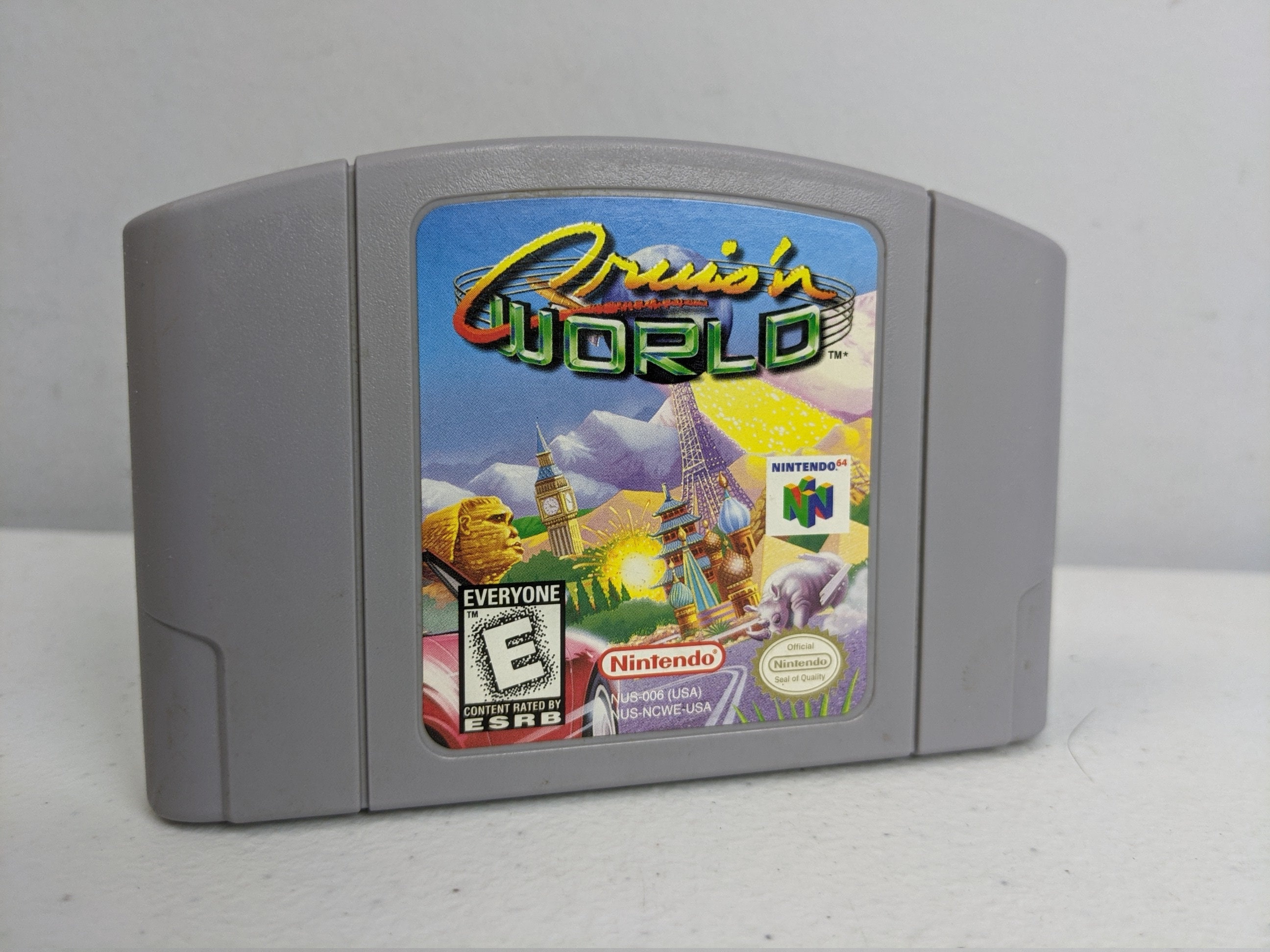 Barn nærme sig Over hoved og skulder Cruis'n World Authentic Nintendo 64 N64 Game - Etsy