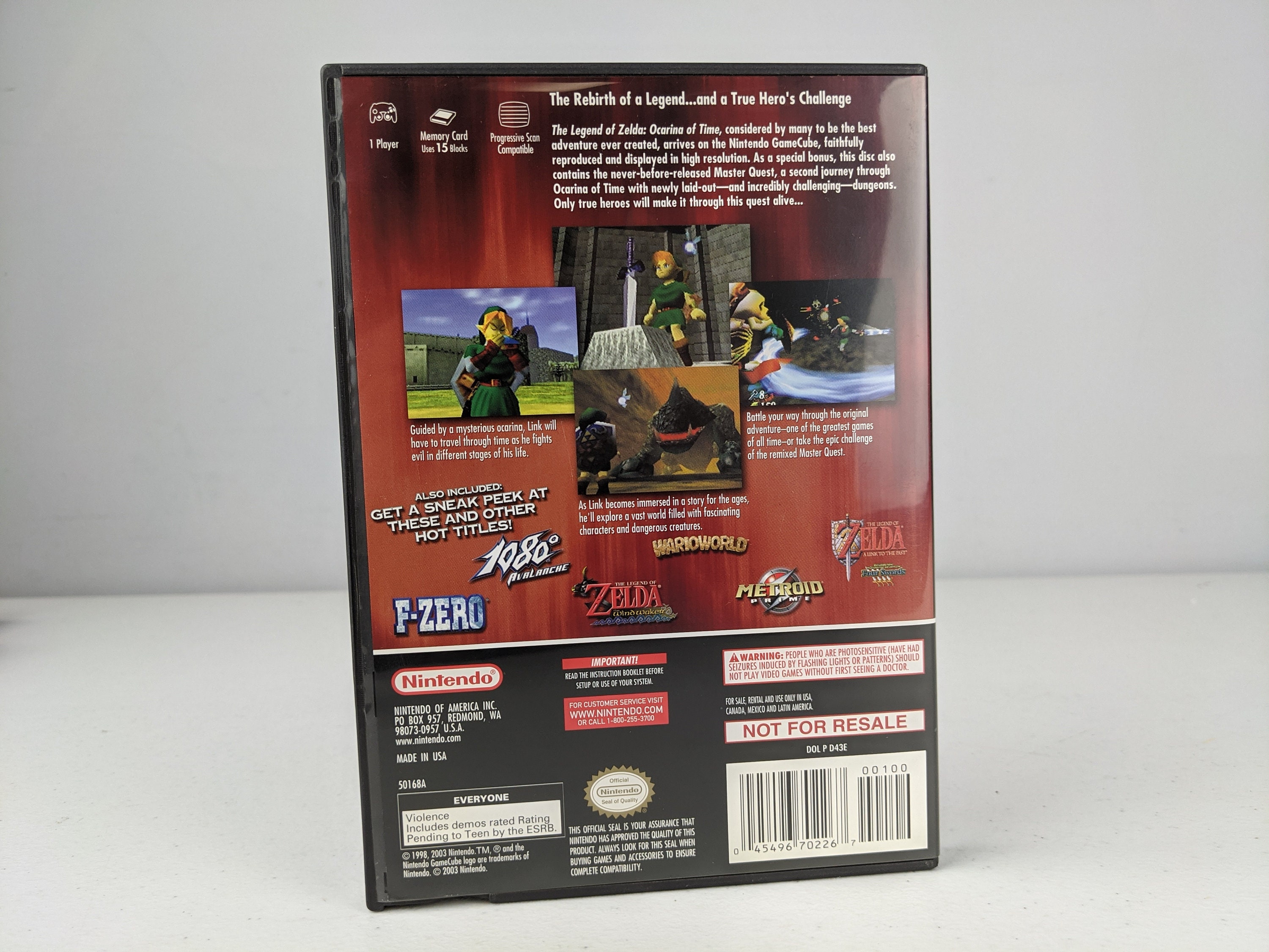 The Legend of Zelda Ocarina of Time Korean ver. Nintendo GC GameCube Korea  Rare!