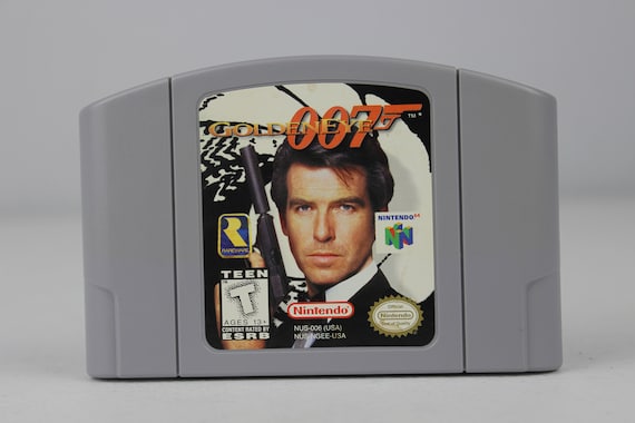 007 Goldeneye Nintendo 64 N64 Authentic Video Game 