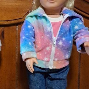 18 inch doll hoodie, shirt  and jeans