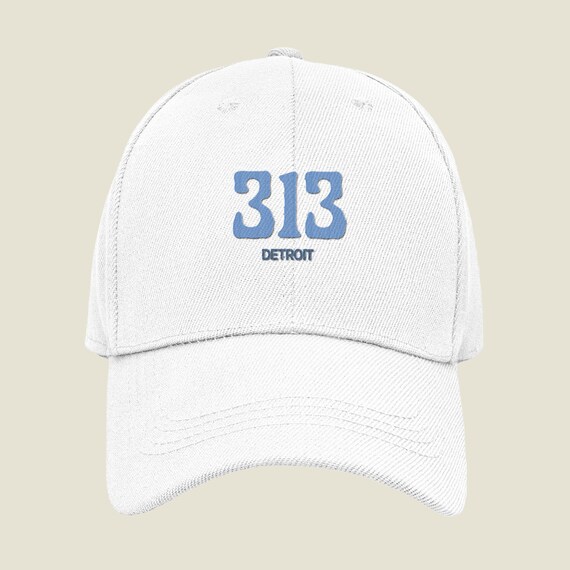 313 Detroit Ball Cap Detroit Hat Lions Football Hat Etsy
