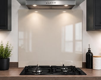 Caramel Glass Splashback 6mm Toughened Heat Resistant Kitchen Cooker Hob Panel