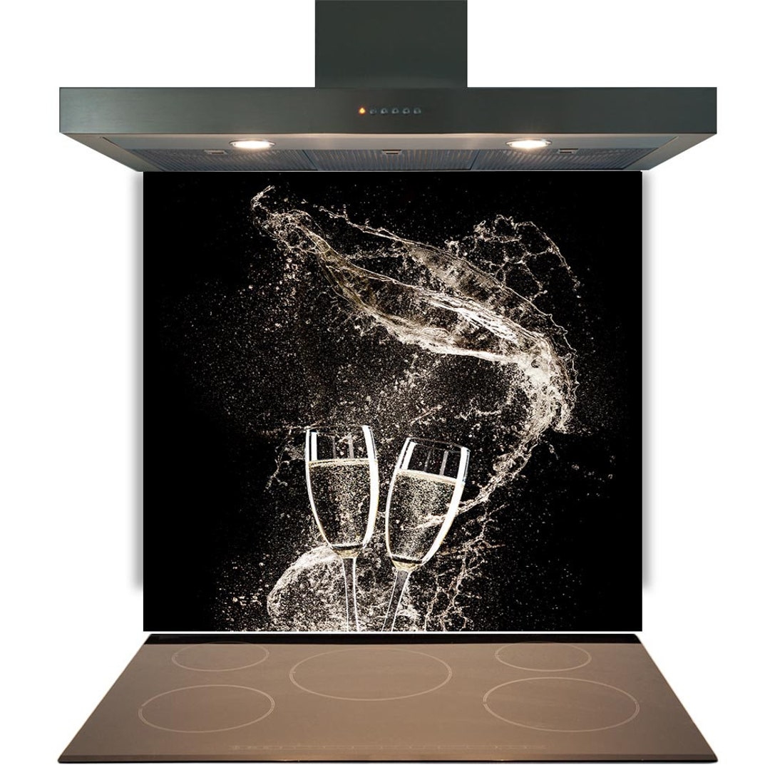 Glass Splashback for Kitchen Toughened and Heat Resistant Cooker ...