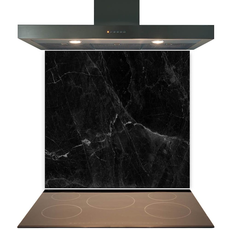 Panel de cocina de vidrio templado con revestimiento para salpicaduras, cualquier tamaño / Diseño n.° 2024 imagen 2