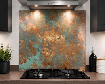 Kitchen Glass Splashback Toughened Tile Cooker Panel Any Size | Design No.2015