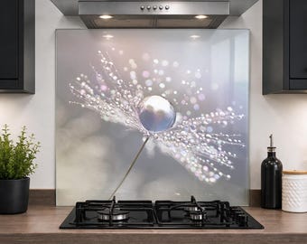 Printed Glass Kitchen Splashback 6mm Toughened Heat Resistant Hob Design No 2039