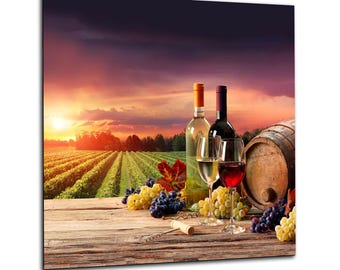 Kitchen Glass Splashback Toughened Tile Cooker Panel Any Size | Design No.2125