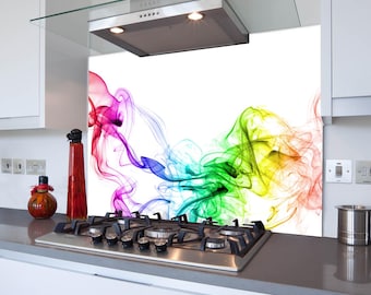 Kitchen Glass Splashback Toughened Tile Cooker Panel Any Size | Design No.2009