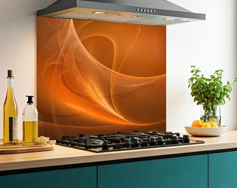 Printed Glass Kitchen Splashback | 6mm Toughened Heat Resistant Glass | Design No.2188