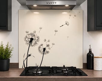 Kitchen Glass Splashback Toughened Cooker Panel Any Size Two Wine Splash Design 2315