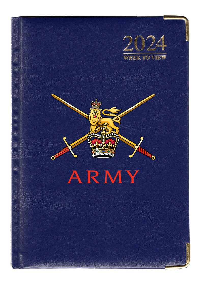 British Army Logo/emblem 2024 A5 Desk Diary. Etsy UK