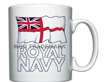 Royal Navy Flag Personalised Mug Royal Navy Flag Personalised Mug