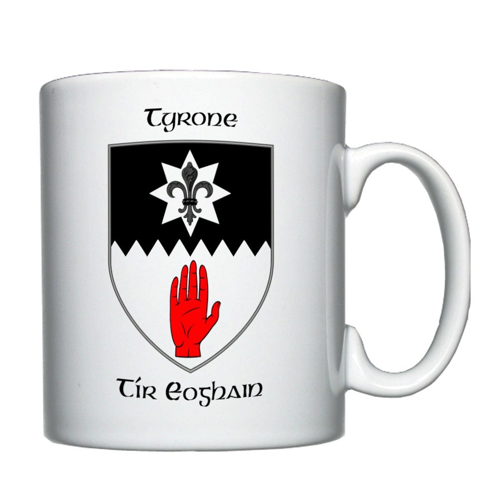 County Tyrone Coat of Arms Personalised Mug - Etsy