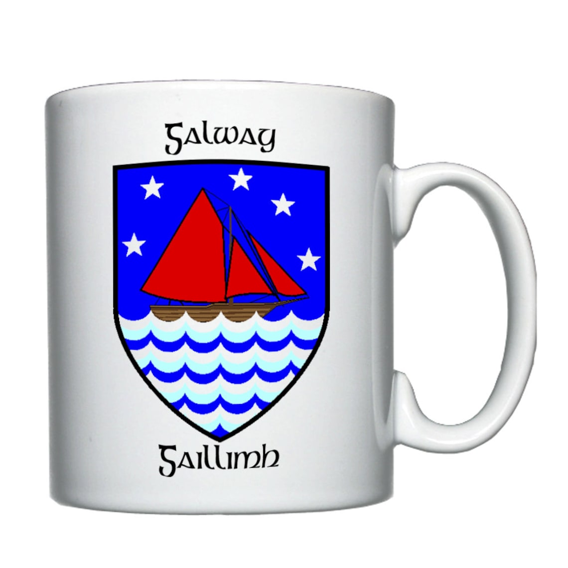 County Galway Coat of Arms Personalised Mug Etsy