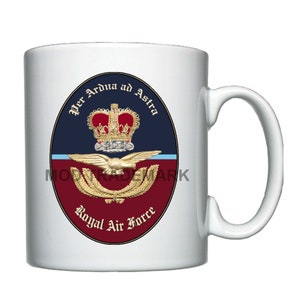 Royal Air Force officer cap badge Personalised Mug