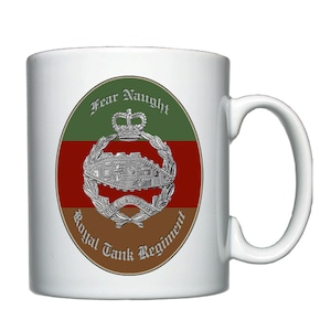 Royal Tank Regiment Personalised Mug - Queen&#39;s crown
