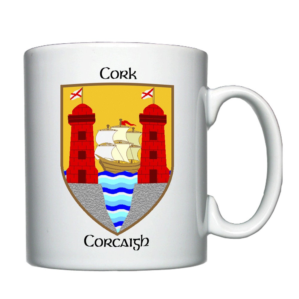 County Cork Coat of Arms Personalised Mug Etsy UK