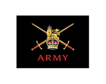 HM BRITISH ARMY エンブレム プレート British Army Logo/emblem Personalised Metal Wall/door Plaque - Etsy UK