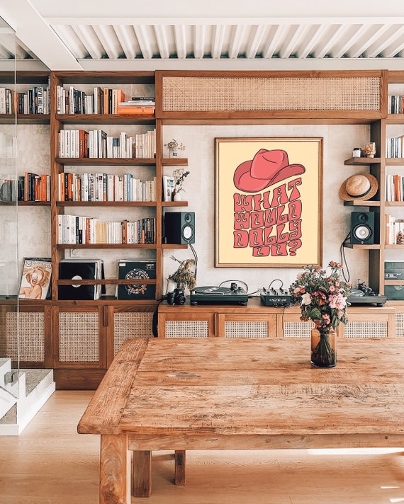 Dolly Parton Print What Would Dolly Do Colorful Wall Art | Etsy