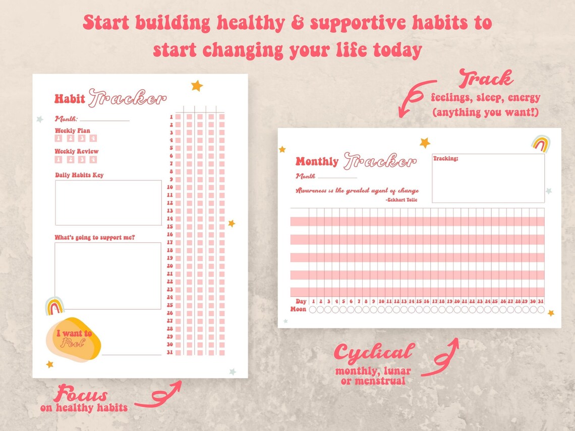 Peace of Mind Planner / Monthly Printable Pages / Filofax Inserts - Etsy UK