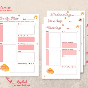 Peace of Mind Planner / Monthly Printable Pages / Filofax Inserts - Etsy UK