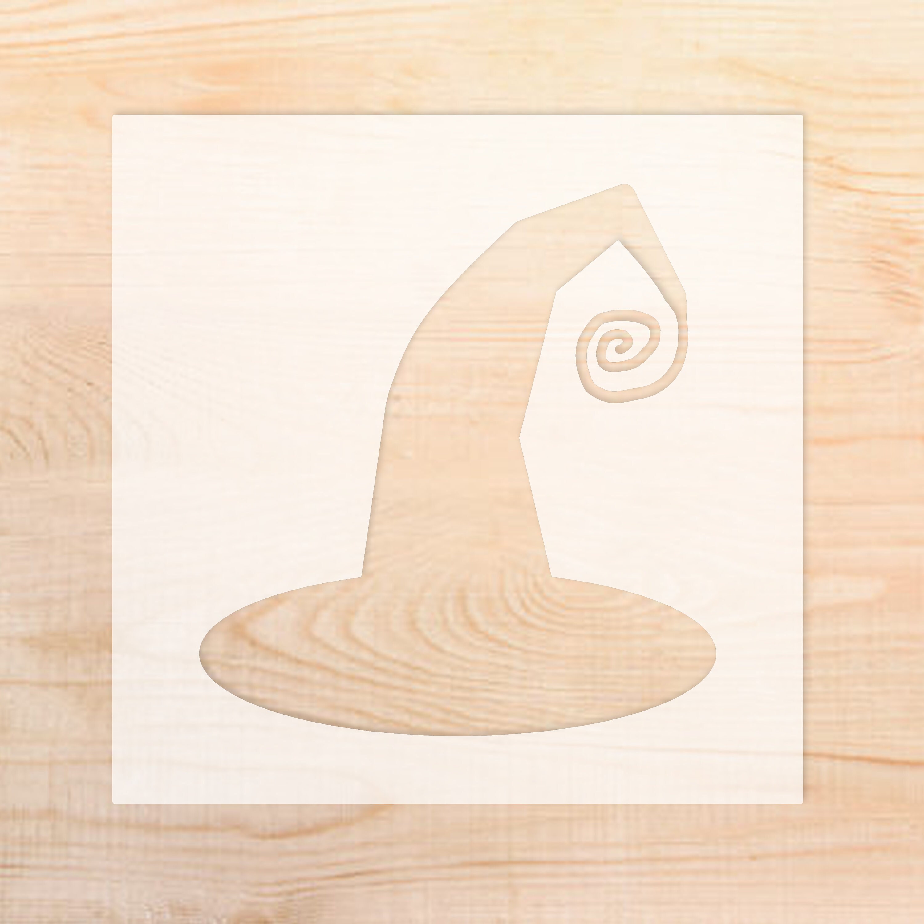 Witch Hat Stencil Halloween Stencil Craft DIY Reusable - Etsy