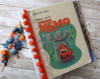 Little Golden Book Junk Journal-Finding Nemo