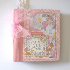 Baby Girl 6x8 Premade Scrapbook