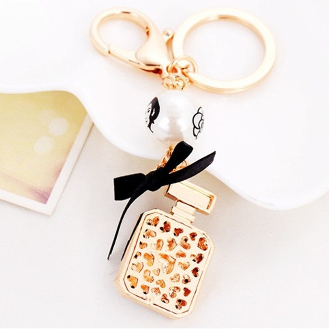 Luxury Keychain Luxury Key Chain Fashion Key Ring Holder Etsy