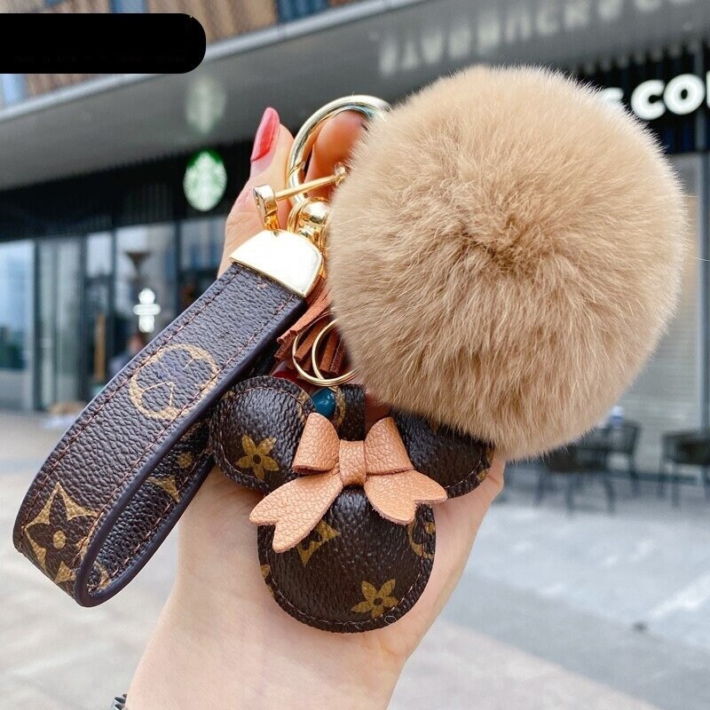 Designer Animal Keychains New PU Leather Mouse Keychain Etsy