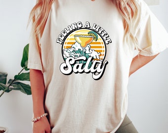 Feeling A Little Salty Shirt: Summer Beach Vacation Tee