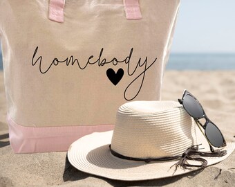 Homebody Zip Tote Bag: Mama Beach Bag Gift