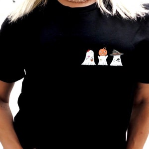 Baby Ghosts Graphic Tee,  Pocket Size Halloween T Shirt,  Cute Halloween Spooky Shirt Halloween tshirt ,toddler halloween shirt