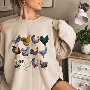 Chicken Sweatshirt , Thanksgiving Hoodie, Chicken Hoodie, Thanksgiving Sweatshirt ,Thanksgiving Hoodie, Farm Animal Hoodie,Chicken lady hood