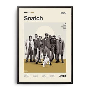 VINTAGE INSPIRED Movie Print, Retro Movie Poster, Midcentury Modern, Retro TV Show Poster, Minimal Movie Art, Best Movies of All Time, Art