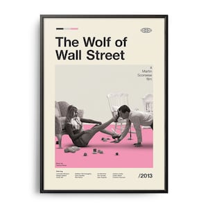 VINTAGE INSPIRED Movie Print, Retro Movie Poster, Midcentury Modern, Retro TV Show Poster, Minimal Movie Art, Best Movies of All Time, Art