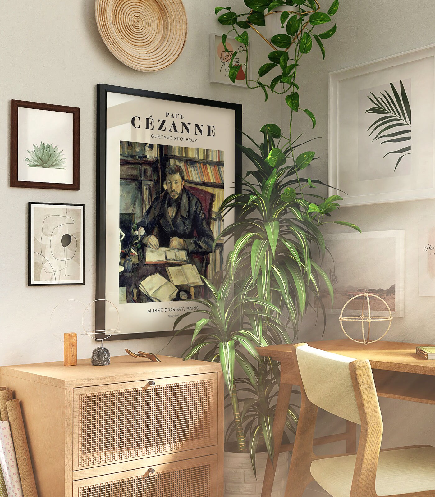 ポール・セザンヌ ギュスターヴ・ジョフロワ ミッドセンチュリーアート