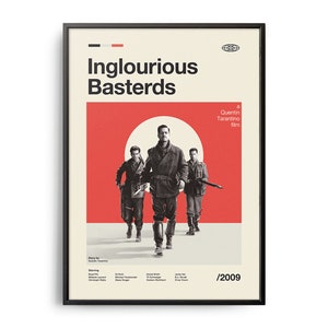 VINTAGE INSPIRED Movie Print, Retro Movie Poster, Midcentury Modern, Retro TV Show Poster, Minimal Movie Art, Best Movies of All Time, Art