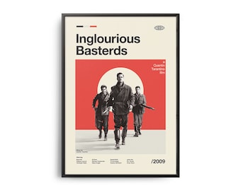Stampe di film ispirate al vintage, poster di film retrò, stile moderno di metà secolo, poster di programmi TV retrò, arte cinematografica minimalista, i migliori film di tutti i tempi, arte