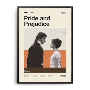 VINTAGE INSPIRED Movie Print, Retro Movie Poster, Midcentury Modern, Retro TV Show Poster, Minimal Movie Art, Best Movies of All Time, Art