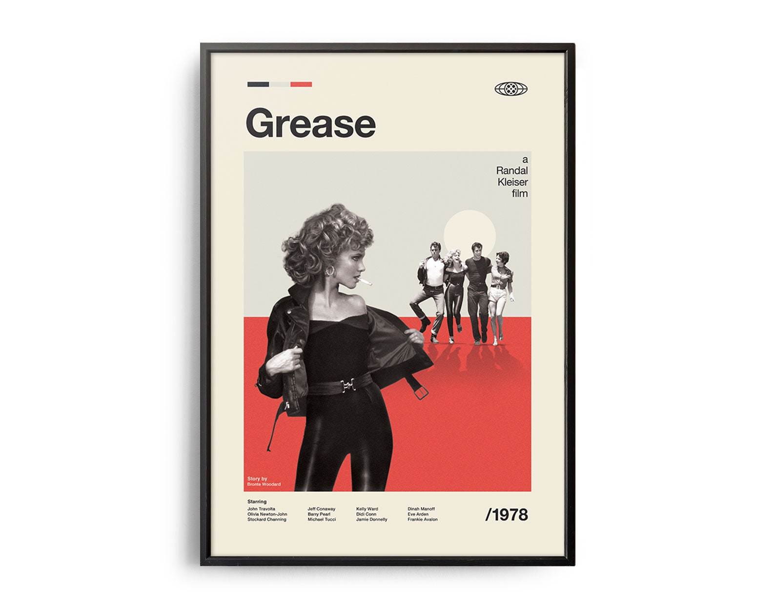 VINTAGE INSPIRED Movie Print, Retro Movie Poster, Midcentury
