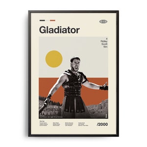 VINTAGE INSPIRED Movie Print, Retro Movie Poster, Midcentury Modern, Retro TV Show Poster, Minimal Movie Art, Best Movies of All Time, Art