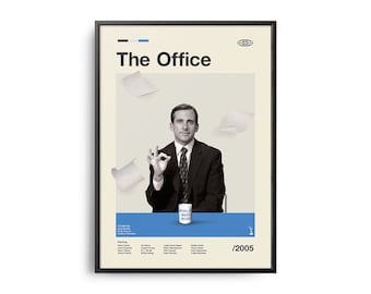 VINTAGE INSPIRED Movie Print, Retro Movie Poster, Midcentury Modern, Retro TV Show Poster, Minimal Movie Art, Best Movies of All Time, Art