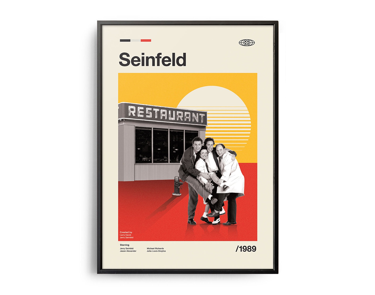 VINTAGE INSPIRED Movie Print, Retro Movie Poster, Midcentury Modern, Retro TV Show Poster, Minimal Movie Art, Best Movies of All Time, Art