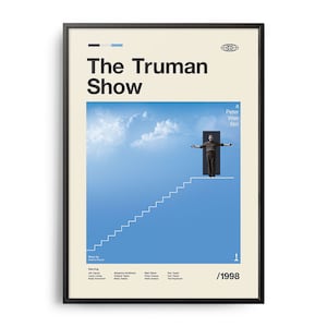 ヴィンテージ風の映画プリント、レトロな映画ポスター、ミッドセンチュリーモダン、レトロなテレビ番組ポスター、ミニマルな映画アート、史上最高の映画、アート