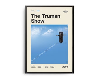 VINTAGE INSPIRED Movie Print, Retro Movie Poster, Midcentury Modern, Retro TV Show Poster, Minimal Movie Art, Best Movies of All Time, Art