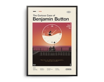 VINTAGE INSPIRED Movie Print, Retro Movie Poster, Midcentury Modern, Retro TV Show Poster, Minimal Movie Art, Best Movies of All Time, Art