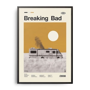 VINTAGE INSPIRED Movie Print, Retro Movie Poster, Midcentury Modern, Retro TV Show Poster, Minimal Movie Art, Best Movies of All Time, Art