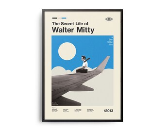 ヴィンテージ風映画プリント、レトロ映画ポスター、ミッドセンチュリー